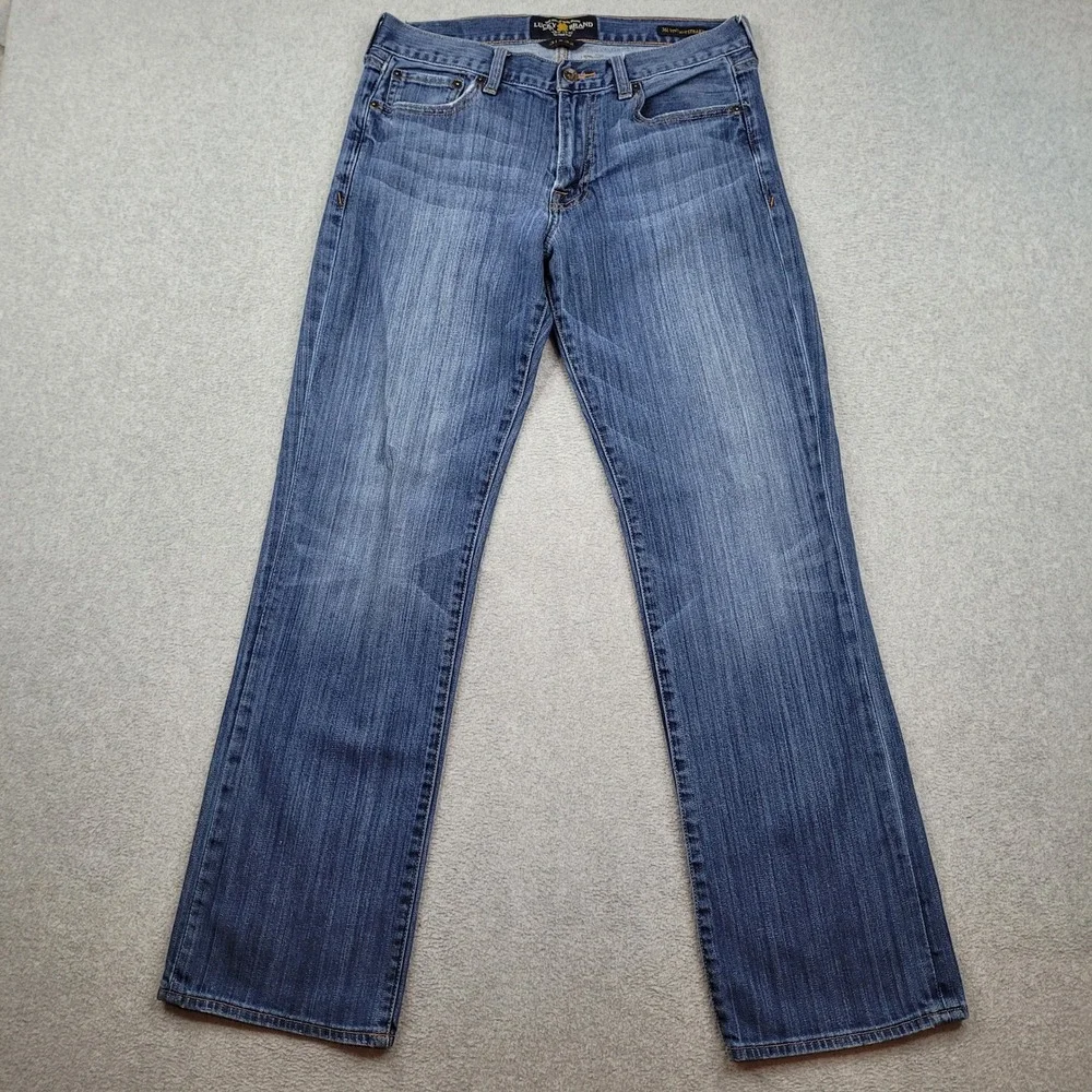 Lucky Brand‎ 361 Vintage Straight Jeans Mens 31x32 Blue Medium Wash Denim